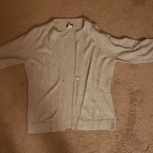 Cashmere, wool & angora rabbit fur j crewsweater